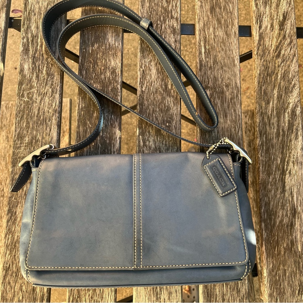 Vintage Y2K Coach Legacy Demi Flap Bag
